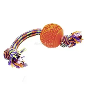 Balle avec cordon pour animaux, Bomei pet