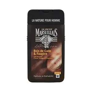 Gel douche au bois de cade et fougère pour homme, Le Petit Marseillais