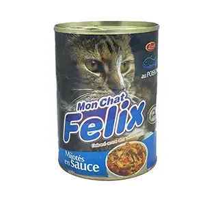 Nourriture pour chat au poisson, mijoté en sauce, Felix, 400g