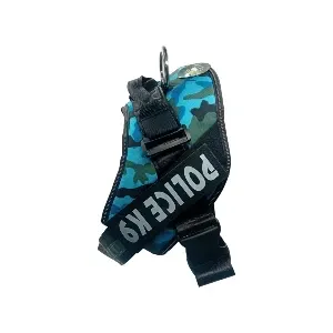 Harnais pour chien en tissu militaire, Grand chien, Police K9, BisBis, XL