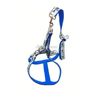 Harnais avec laisse pour grand chien avec motif militaire