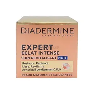Crème de nuit pour peaux matures et exigeantes, Expert éclat intense, Diadermine