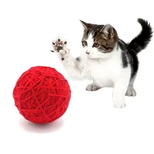 Balle pour chat en laine