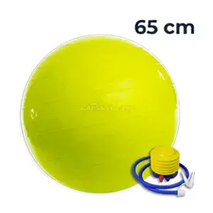 Ballon de gym et yoga  avec pompe, Sport, Giant fit, 65 cm