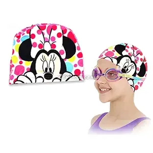 Bonnet de bain de natation pour fille, Mikey