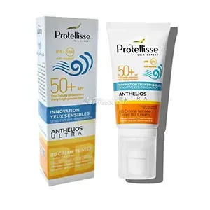 BB Crème teintée pour peaux sensibles avec l'eau thermale de la roche-posay , SPF 50+, Inovation yeux sensibles, Anthelios ultra, Protelisse, 50ml