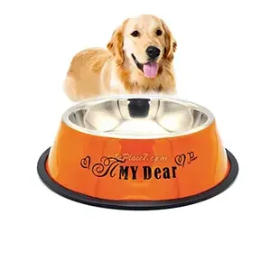 Gamelle pour chien et chat en inox, MM