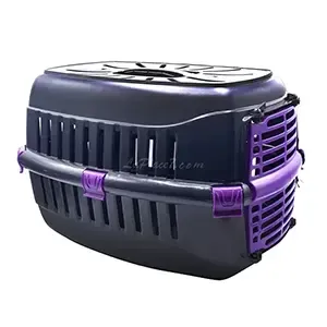 Cage de transport pour chat avec porte en plastique