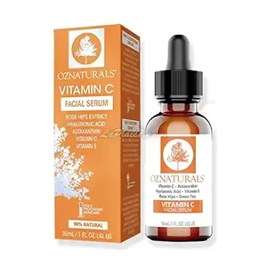 Serum de visage anti-age, Oznaturals, Vitamine C, 30ml