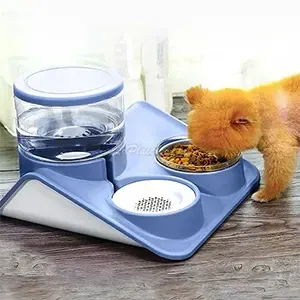 Gamelle et distributeur d'eau avec sysytème de filtrage pour chat, DIIL