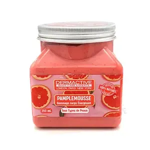 Gommage corps énergisant au pamplemousse pour tous types de peaux, Dermactive, 350ml