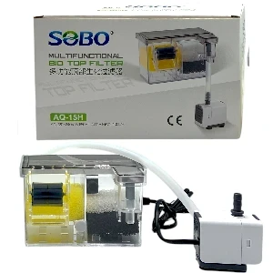 Pompe de filtration bio pour aquarium multifonctionnel, Sobo, AQ-15H, 4w