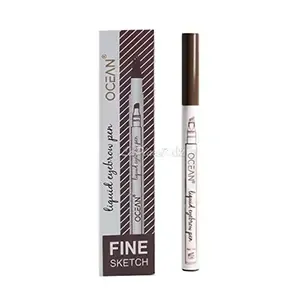 Crayon à sourcils liquide waterproof, 24H, Fine sketch, Ocean, 3