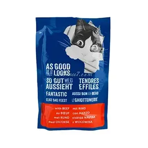 Gelée au boeuf, aliment humide complet pour chat adulte, Felix