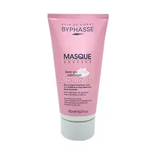 Masque visage douceur régénérant et apaisant pour peau sensible et sèche, Home spa experience, Byphasse, 150ml