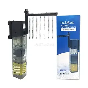 Pompe de filtration d'aquarium avec tuyau  pour poissons, Internal filter with pipe, Nubios, ZT-P600, 9W