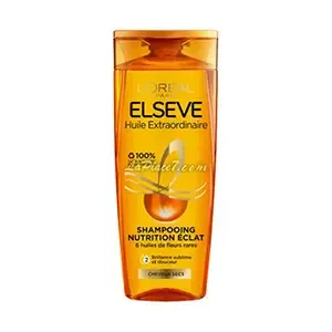 Shampoing nutrition éclat pour cheveux secs, Huile extraordinaire, Elseve