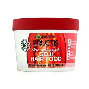 Masque éclat multi-usage pour cheveux colorés, Hair Food Goji, Fructis, Garnier