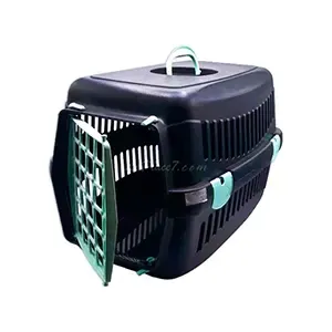 Cage de transport pour chat avec porte en plastique
