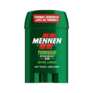 Déodorant stick pour homme, Tonique, Anti-traces, Sans alcool, 24h, Mennen, 60ml
