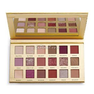 Palette de fard à paupière New neutral, Revolution, 18 Couleurs