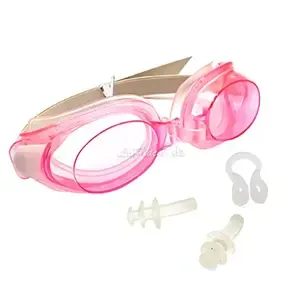 Lunettes de natation pour enfants avec bouchons d'oreilles et pince-nez, Shuilangdiao