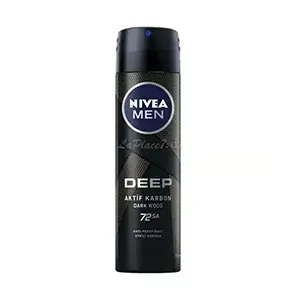 Déodorant en spray pour homme, anti-transpirant 72H, Deep Dimension, Nivea, 150ml