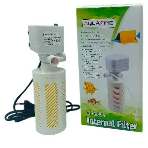 Pompe de filtration d'eau d'aquarium pour poissons, Aquafine, AF-6002, 15w
