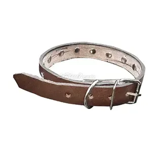 Collier à clous en cuir pour chien, 49cm