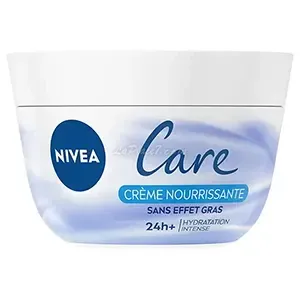 Crème nourissante pour visage et corps, Sans effet gras, Care, Nivea