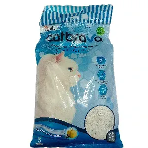 Litière pour chat au savon de Marseille, Bentonite blanche premium, Catbravo, 5L