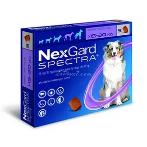 NexGard Spectra 3 Comprimés pour chien de 15 kg-30 kg