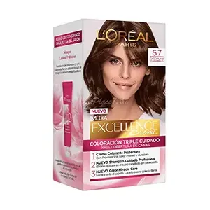 Coloration pour cheveux, Excellence crème, L'Oréal, 5.7 Chocolat Caramel
