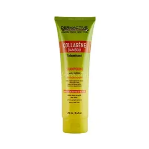 Shampoing volumisant sans sulfates à la collagène bambou pour cheveux fins et fragiles, Dermactive