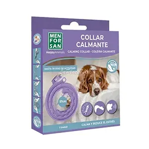 Collier apaisant anti-stress pour chien à la valériane, Men for san, 57 cm