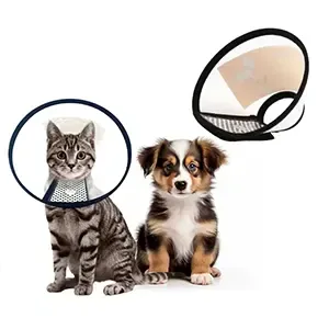 Collerette en plastique pour grand chat et petit chien avec scratch, 4
