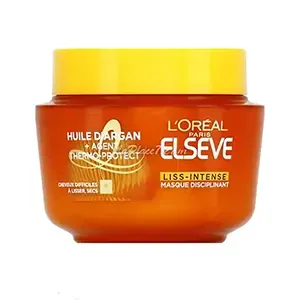Masque disciplinant pour cheveux difficiles à lisser ou secs, Liss-intense, Eleseve, L'Oréal