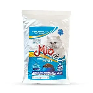 Croquettes aux poissons pour chat, Mio chat, 9kg