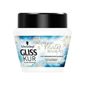 Masque intense réparation 2 en 1 pour cheveux abîmés en hiver, Winter repair, Gliss, Schwarzkopf