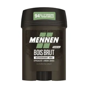 Déodorant stick pour homme, Anti-odeur 48h et anti traces, Sans alcool, 94% d'origine naturelle, Bois brut, Mennen, 50ml