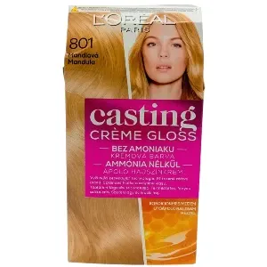 Coloration pour cheveux, Crème gloss, Casting, L'Oréal, 801 Blond satiné