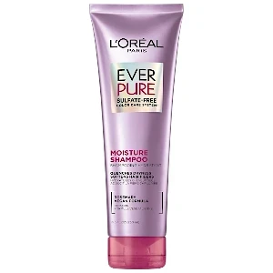 Shampoing hydratant pour les cheveux secs au romarin, Sans paraben et sans sulfate, Moisture shampoo, Ever pure, L'Oréal, 250ml
