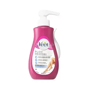 Crème dépilatoires pour peaux sensibles, Pure, Veet, 400ml