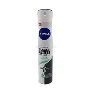 Déodorant en spray anti-transpirant, Black and white invisible 48H, 5en1, Nivea, 200ml