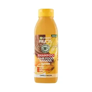 Shampoing pour cheveux secs, Fructis Hair Food Banana, Garnier