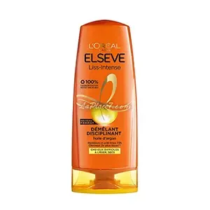 Après-shampoing démêlant disciplinant pour cheveux difficiles a lisser secs, Liss-Intense, Elseve