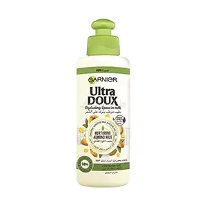 Lait hydratant pour cheveux  déshydratés avec le lait d'amande nourrissant et au nectar d'agave, Ultra Doux, L'Oréal, 200ml