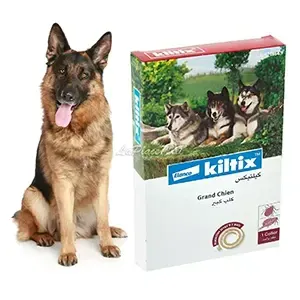 Collier antiparasitaire pour grand chien de plus de 20 Kg, Elanco, Kiltix
