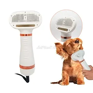 Brosse et séchoir électrique pour chat, 2 en 1