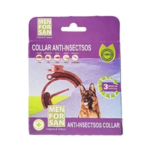 Collier anti-insectes à triple action pour chien, Men For San